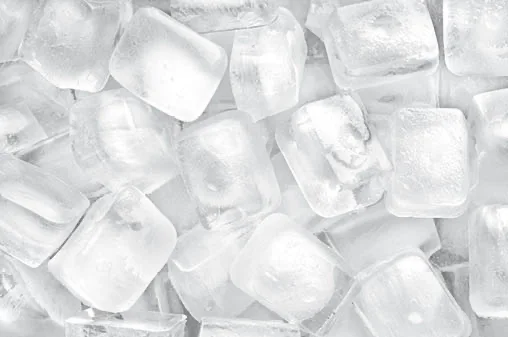 Machine ice: Cold.